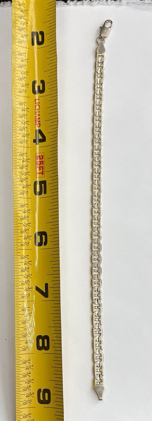 14k Italy Yellow Gold Anchor/Mariner Anchor Link 6.9G Bracelet, 8”, SPRING SALE!