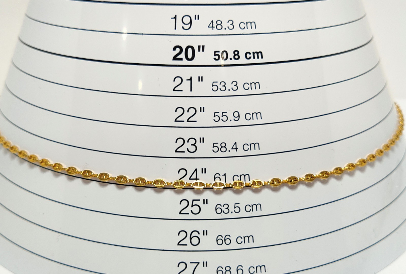 Beautiful Vintage signed MONET 24″ X-Long Gold Tone Chain Link Necklace