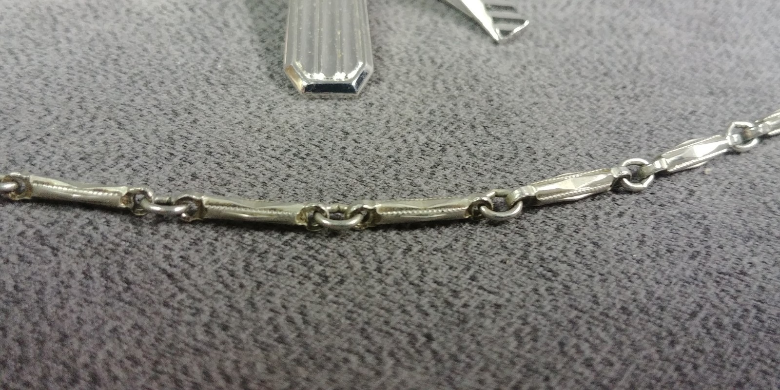 4 Tie Bar Clip Watch Chain Fob Marvel Sterling Silver Swank Comedy Tragedy Masks