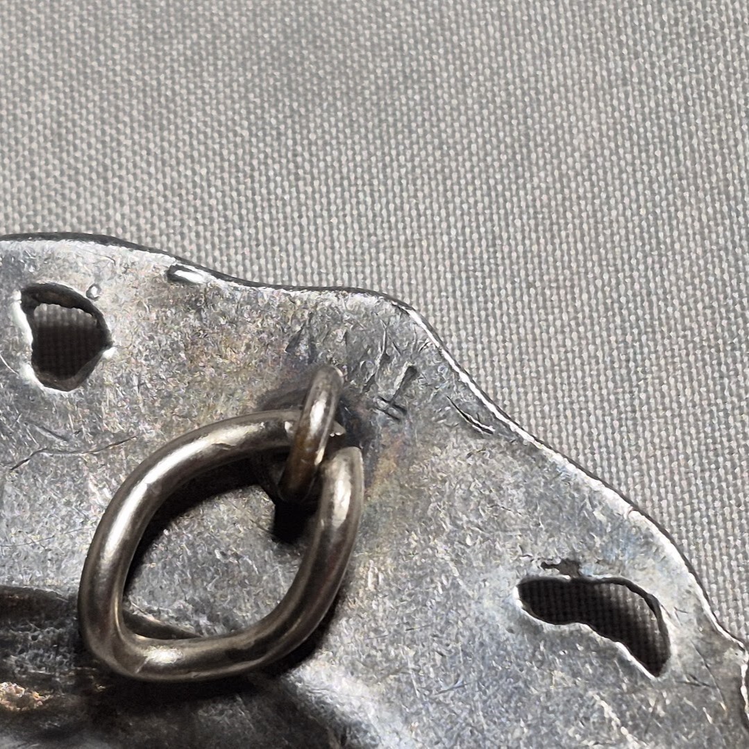 Norway Brooch Pewter Pendant Marked TINN Ca 1960-70s Hand Made A. HOLTHE