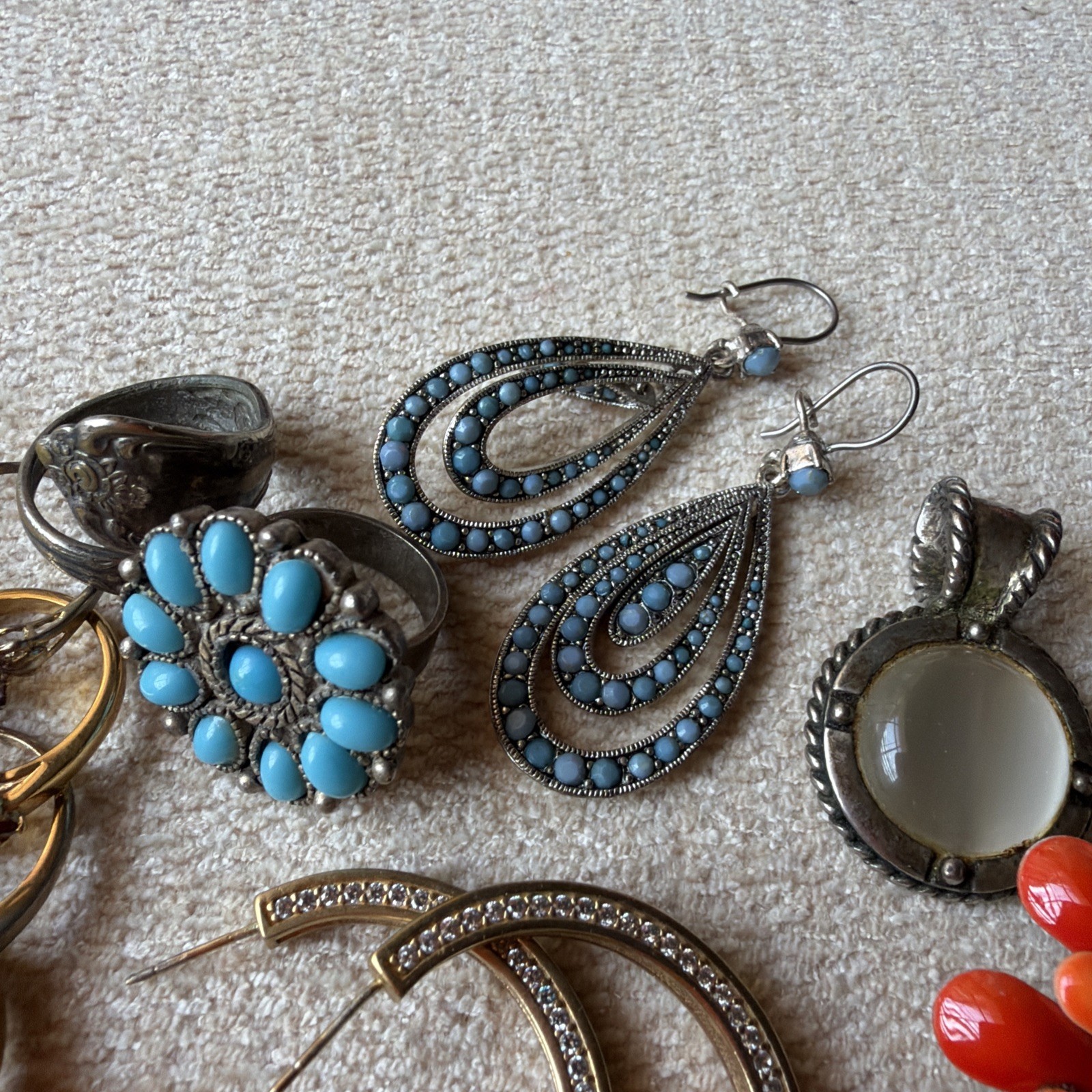 Mixed Jewelry lot of 26 Vintage and modern Estate Sale Find