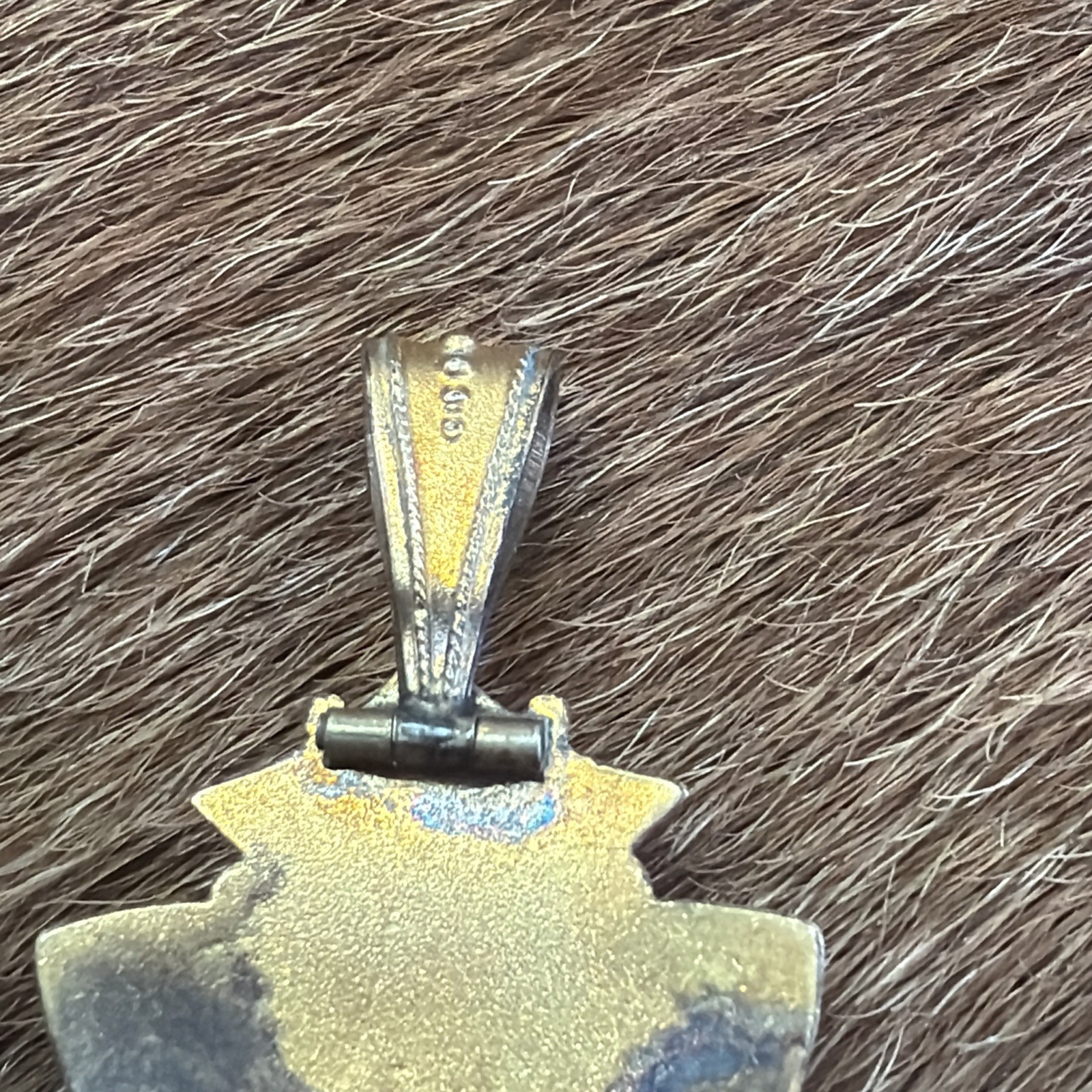 Vintage Late 1800’s Victorian Gold plated seed Pearl Etruscan Pendant/broach