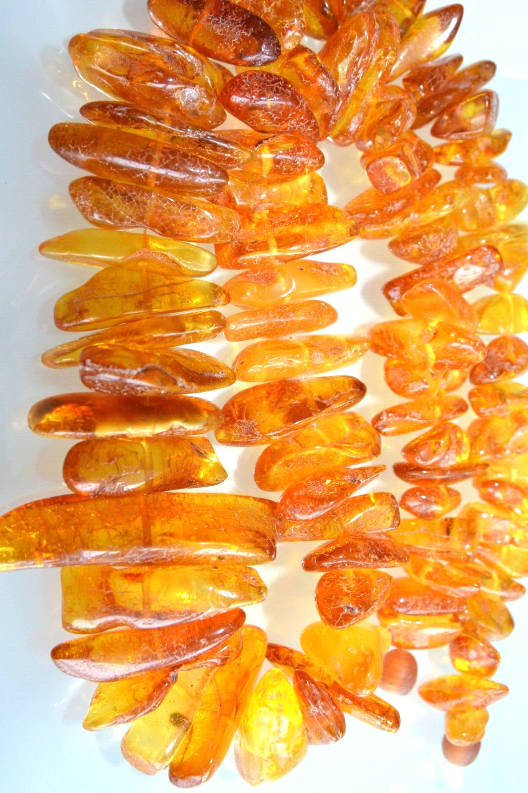 72gr RUSSIAN SOVIET BALTIC AMBER BEAD NECKLACE 琥珀 BRACELET STONE PENDANT EARRING