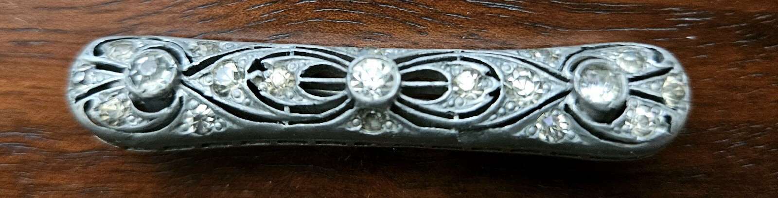 Fishson Vintage Silverite Antique Pin. Rare