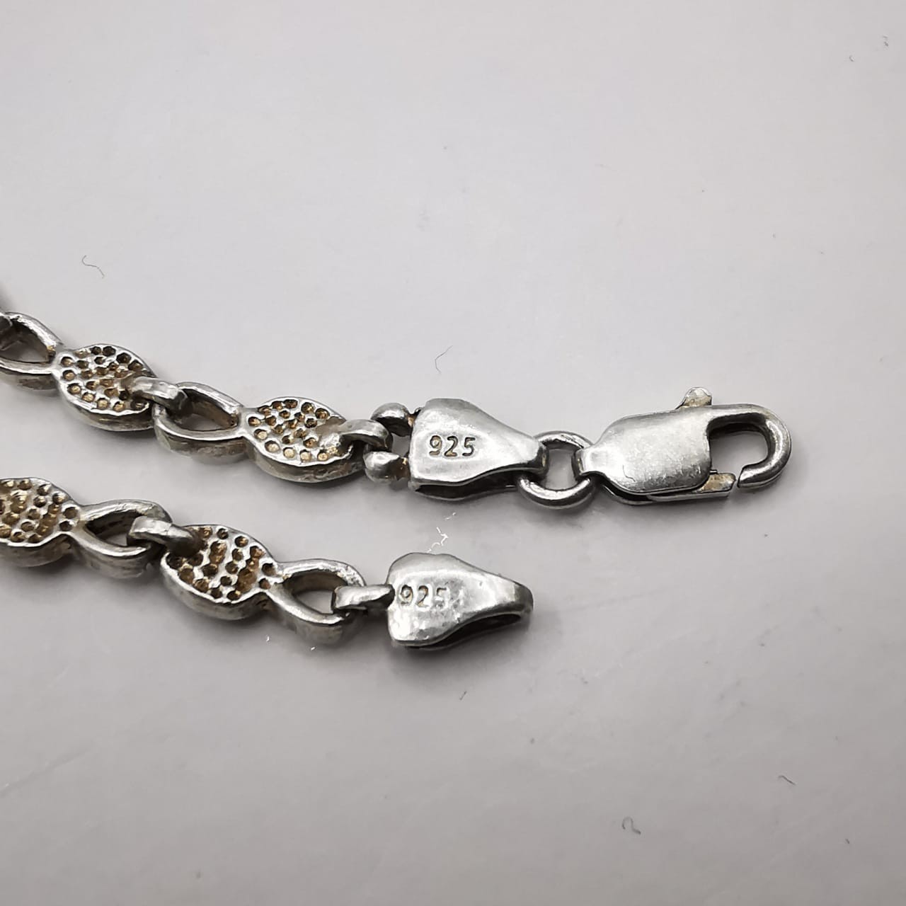 Vintage Beautiful Bracelet Jewelry,925 Sterling Silver, Handmade,Zircon, 10,80g