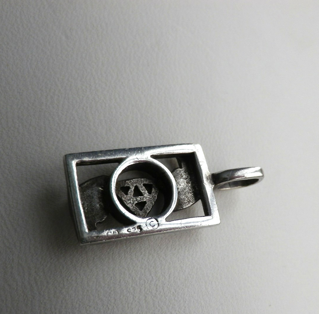 Vintage Small 925 Sterling Silver Celtic Knot Pendant by KH Kit Heath