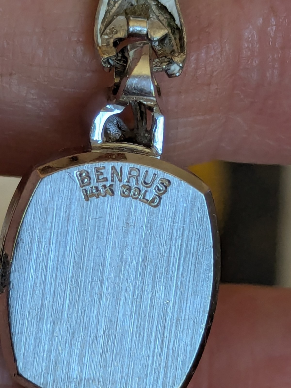 Vintage Benrus Women’s Watch 14 Kt white Gold W/2 Diamonds Manual Wind. Works