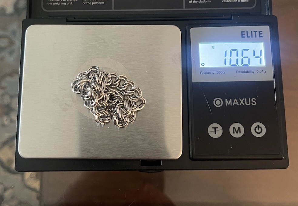 Vintage Sterling Silver 925 Double Link Chain Starter Charm Bracelet 7″ – 10.6g