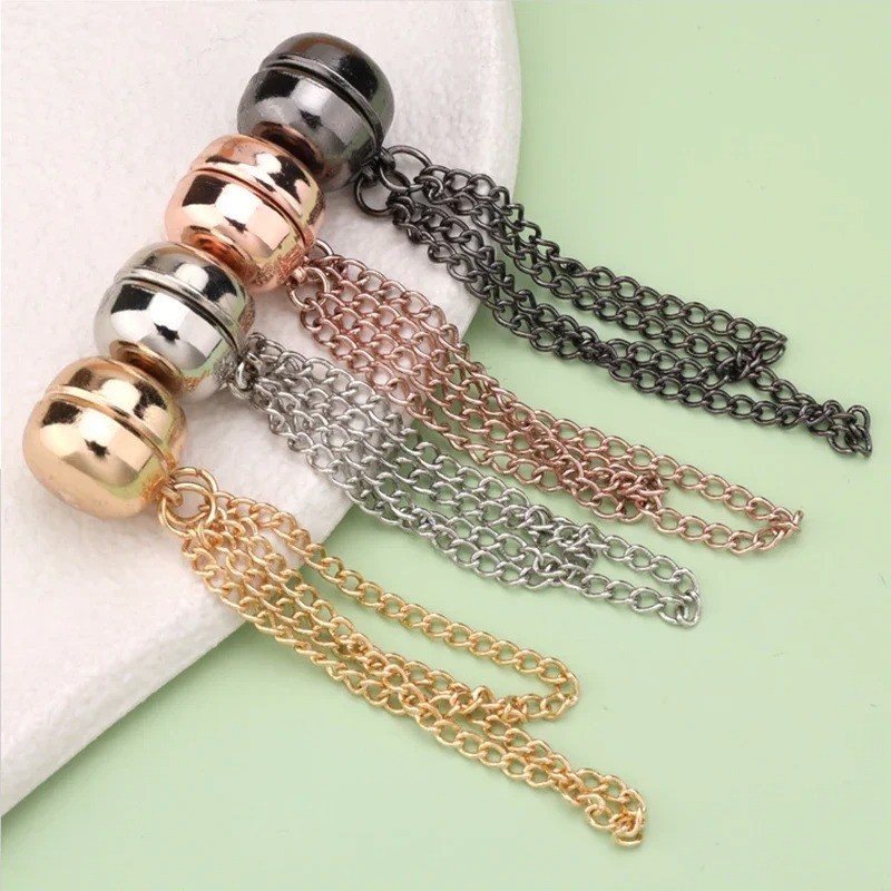 1pc Magnetic Chain Brooch Clip – Decorative Clothing & Scarf Fastener Accessory