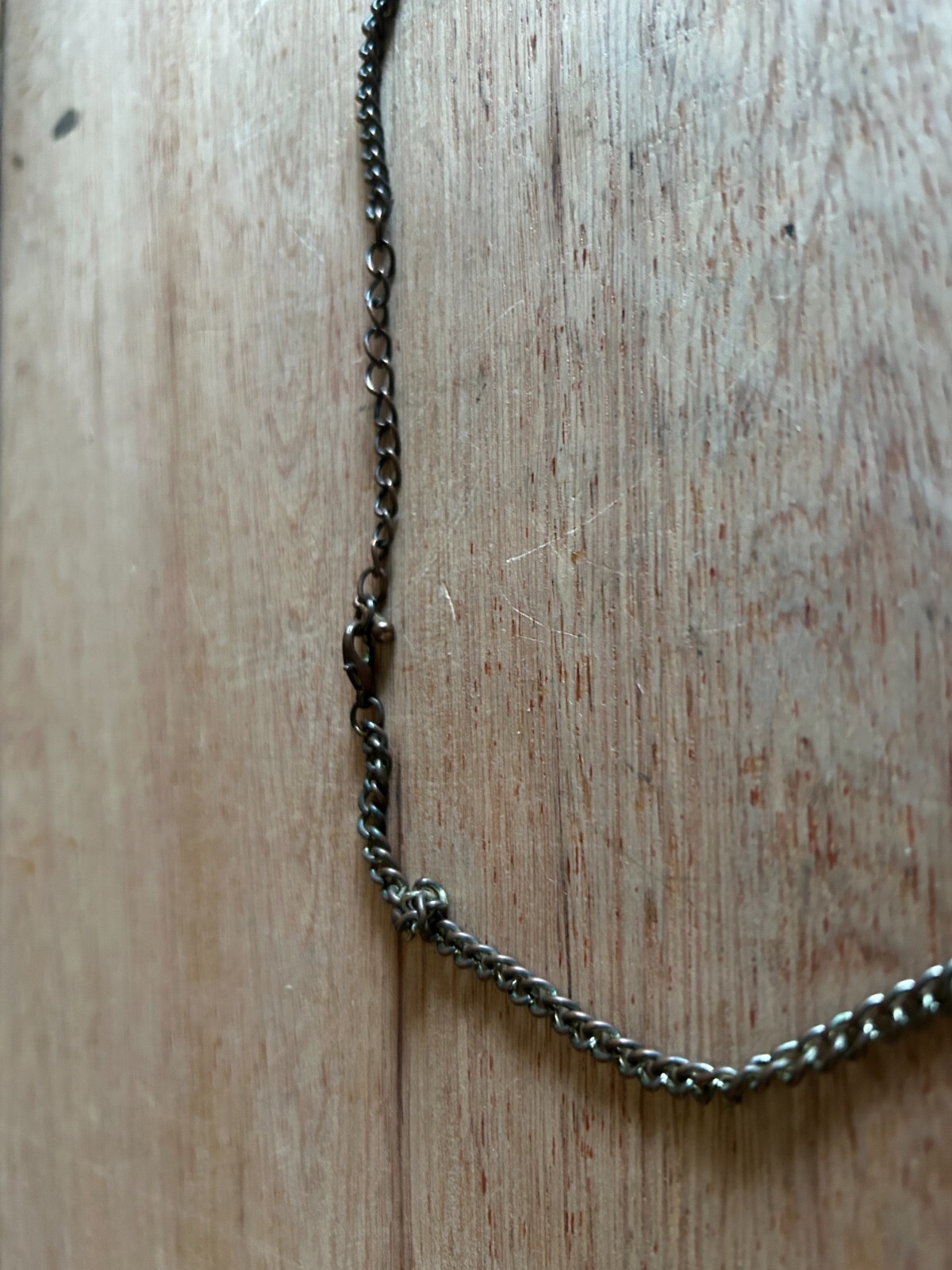 Bib Necklace Overlapping Dangling Layered Costume Teardrop Brass Tone Vintage