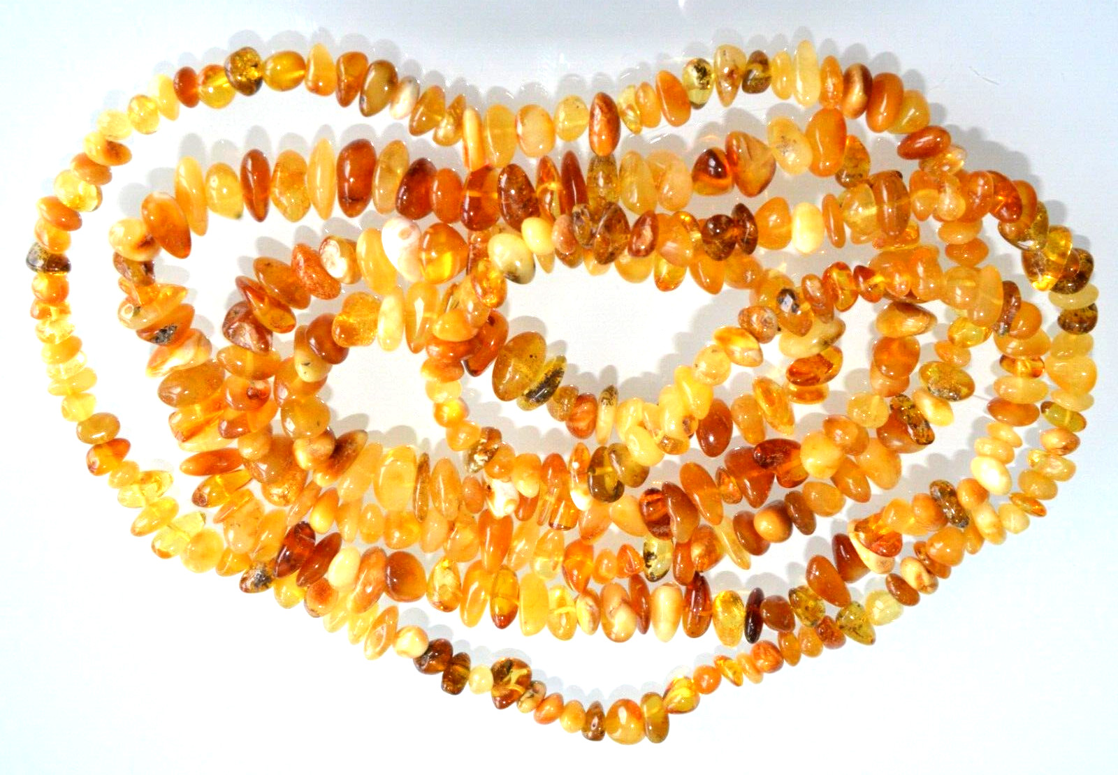 ✅135 cm=46gr RUSSIAN SOVIET BALTIC AMBER BEAD NECKLACE 琥珀 BRACELET STONE PENDANT