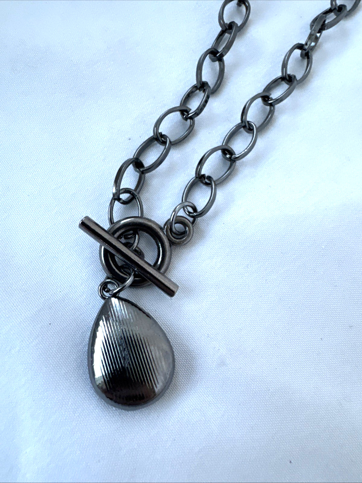 y2k Purple Gunmetal Modernist Necklace Jewelry VTG Goth Silver boho career witch