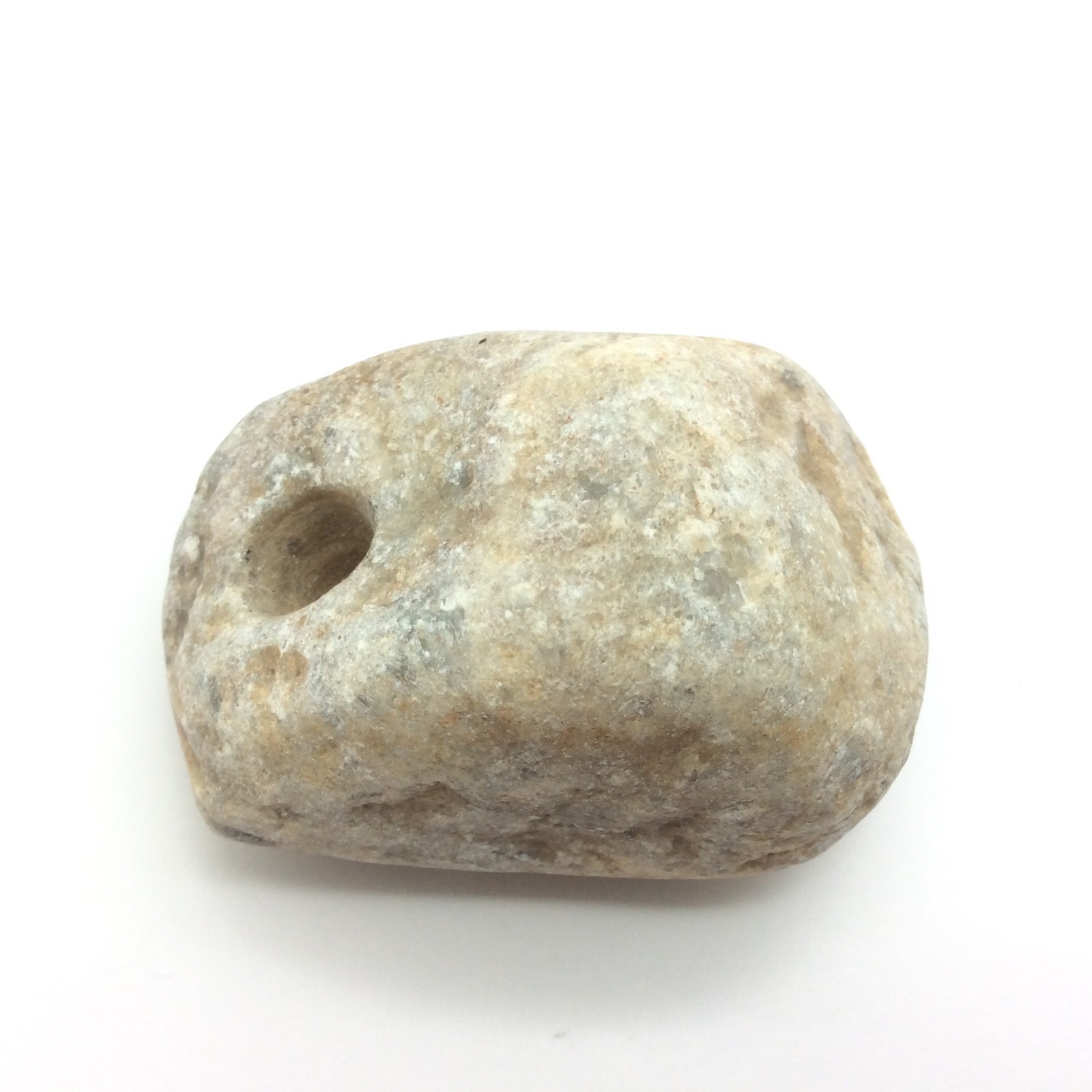 Calcified Mezcala Jadeite Jade Bead Pendant Pre Columbiian Guerrero Mexico #20