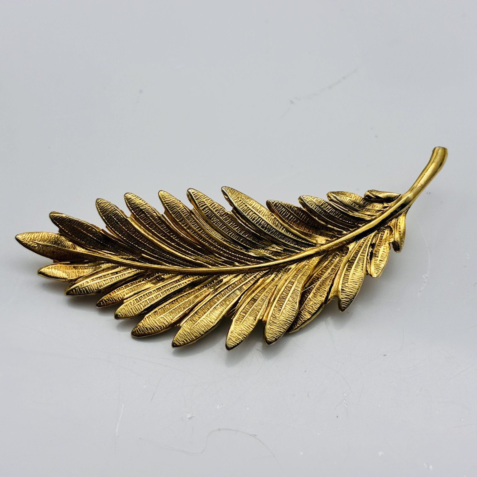 Vintage Gold Tone Leaf Brooch Pin Lot of 3 Nature Leaf Pins Giovanni