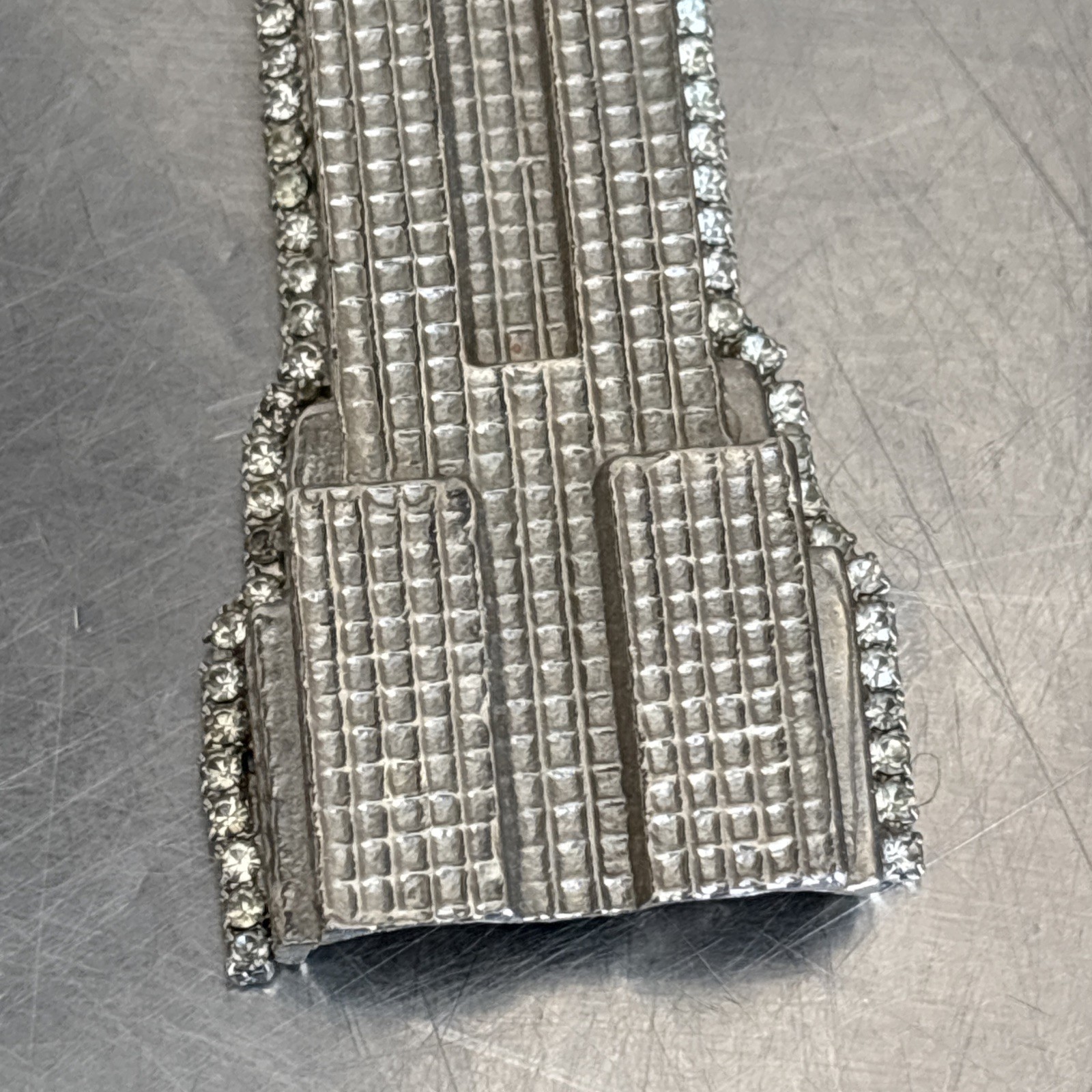 Marla Buck Empire State Building Brooch 80s Henri Bendel Statement Rare