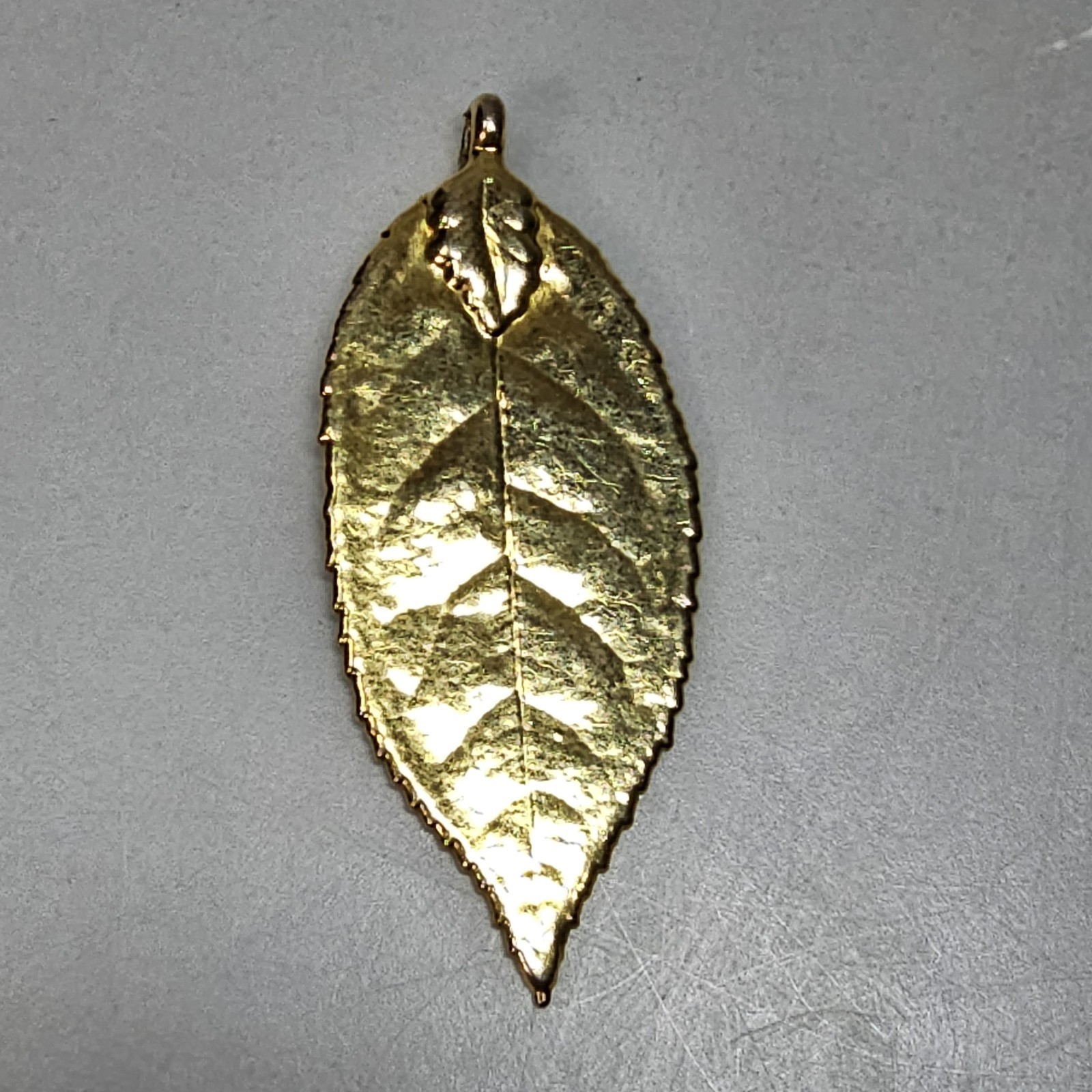 Vintage Gold Dipped Leaf Pendants Set Nature Lover Gift Botanical Flora