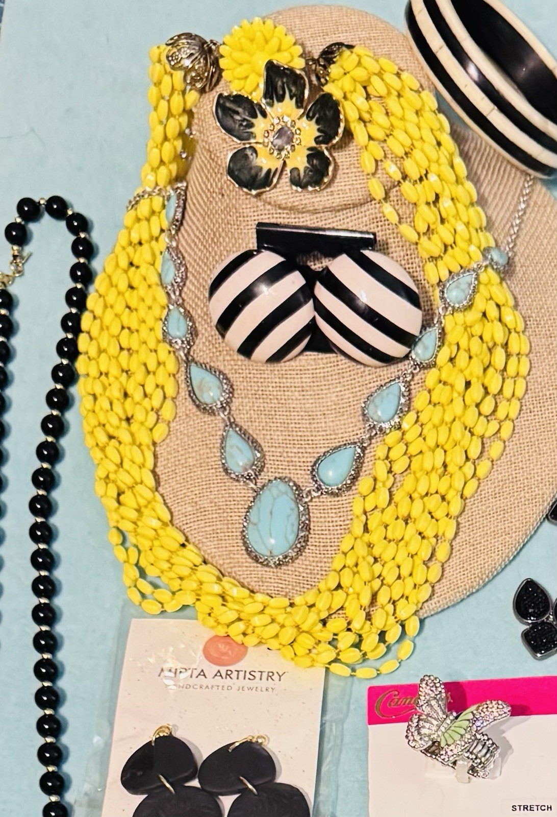 Vintage High End Jewelry Lot Henri Mendel J Crew Monet Liz Claiborne Chicos 1928