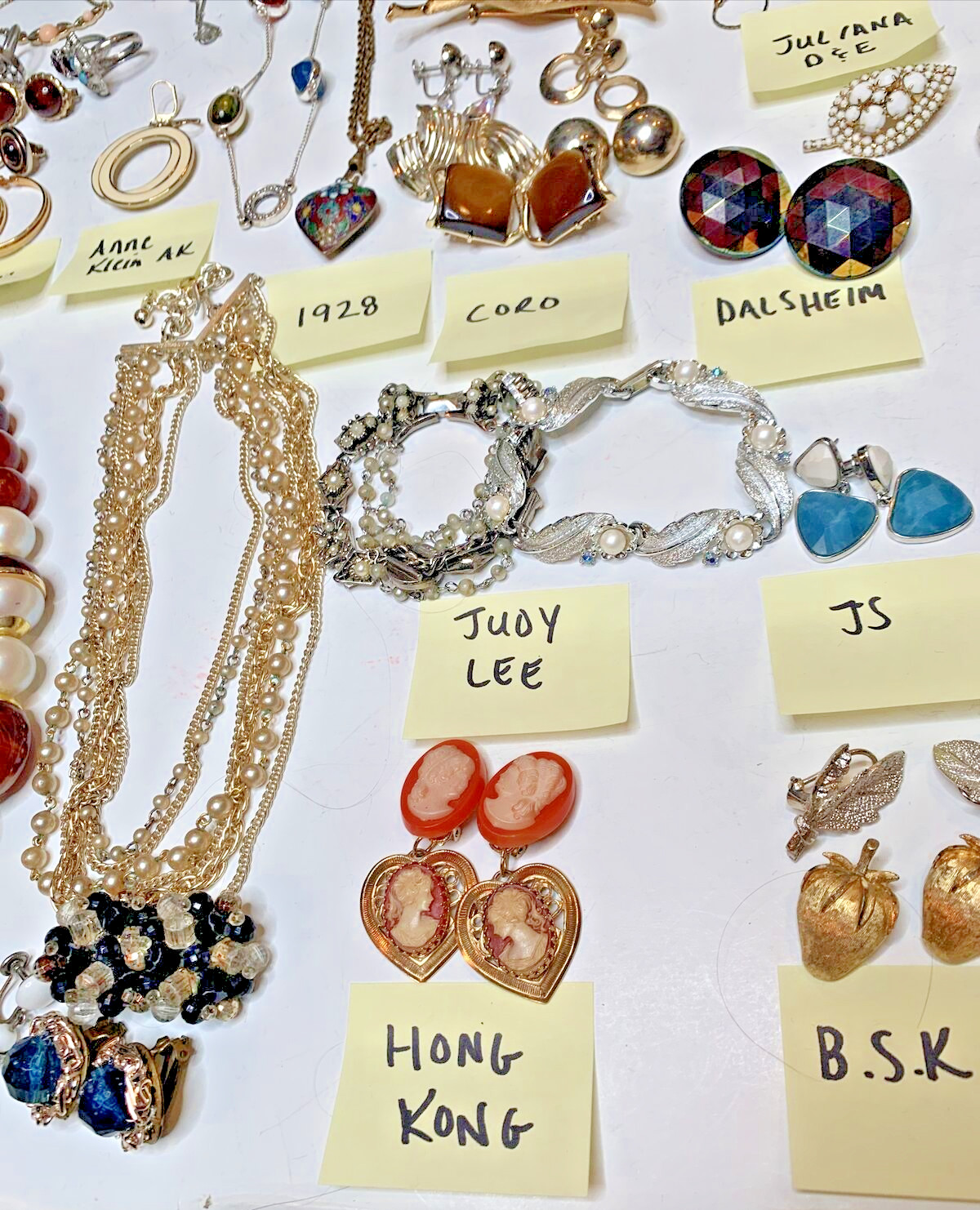 Vintage Costume Jewelry Lot Juliana Trifari Coro Monet 100+ Wearable Signed