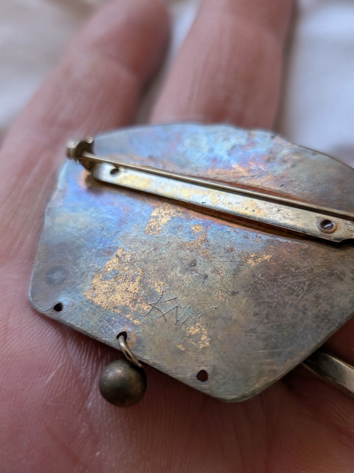 Vintage 90’s Moderist Brooch
