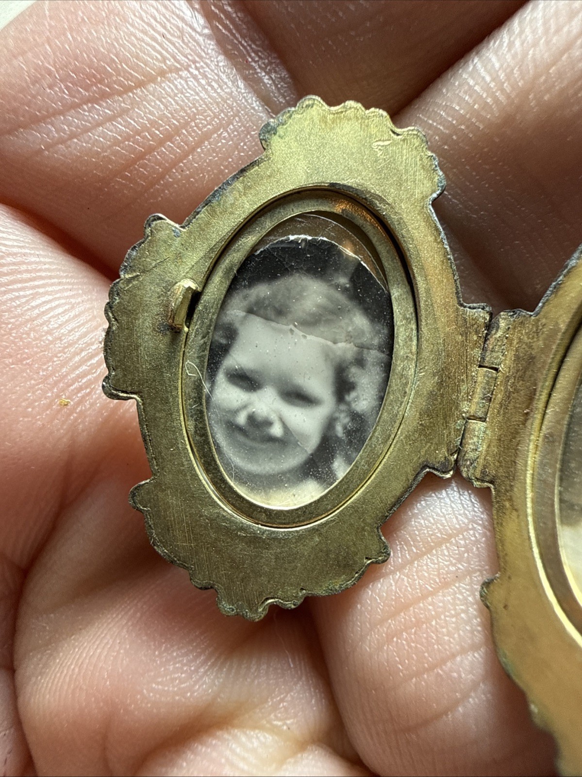 Necklace Locket Victorian 100 Years Old Gold Filled Vintage 17” Gold Fill Chain