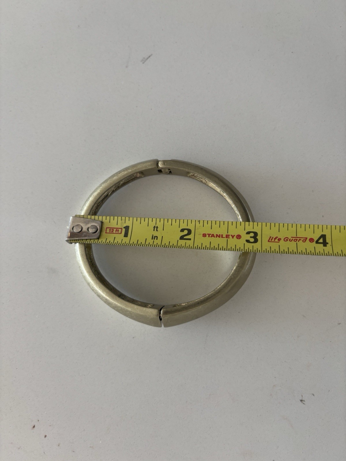 Vintage Bracelet Set – Signed KC Hinged Bangle & Monogram Cuff
