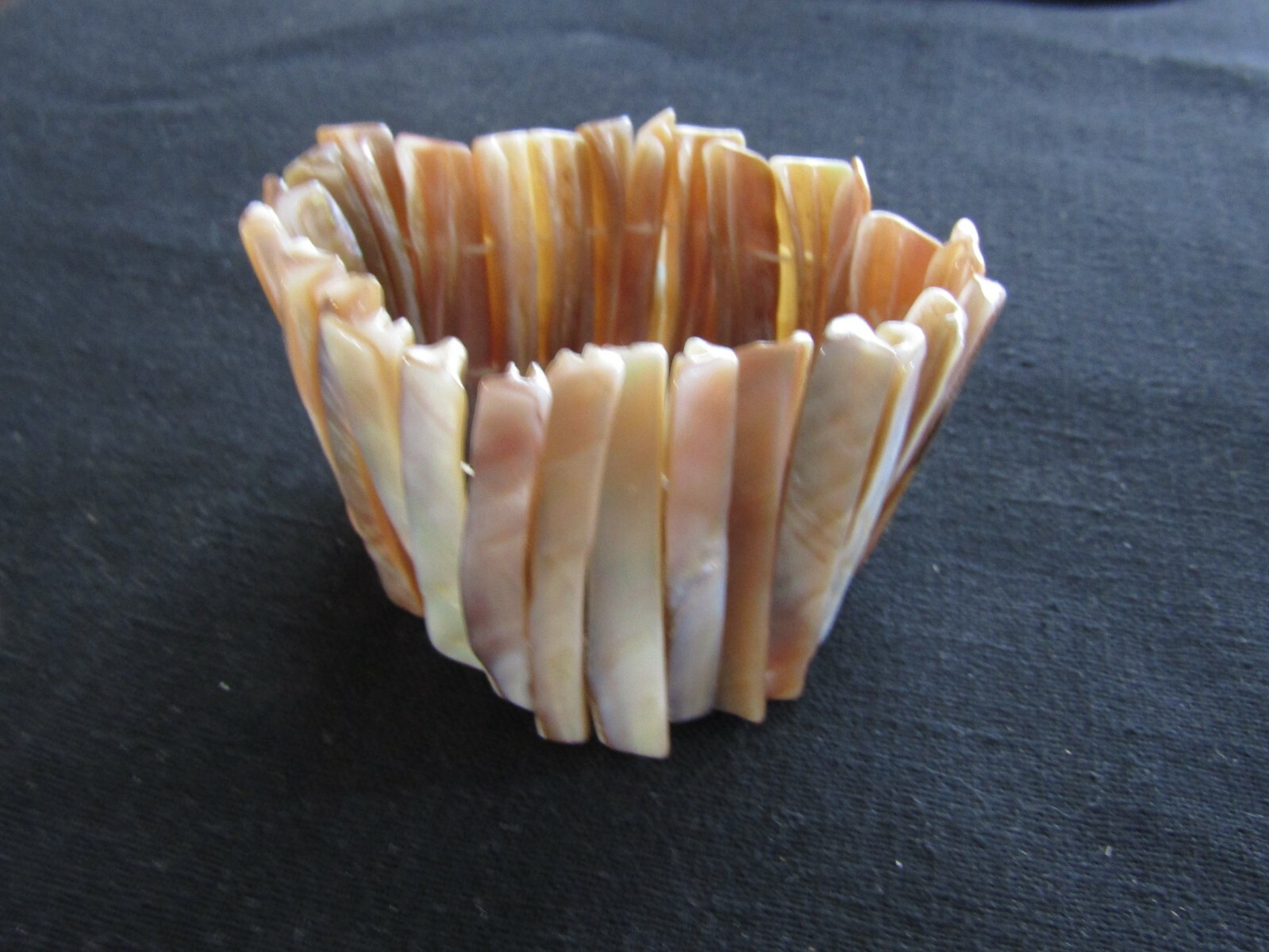 VINTAGE MOTHER OF PEARL EXPANDING BRACELET