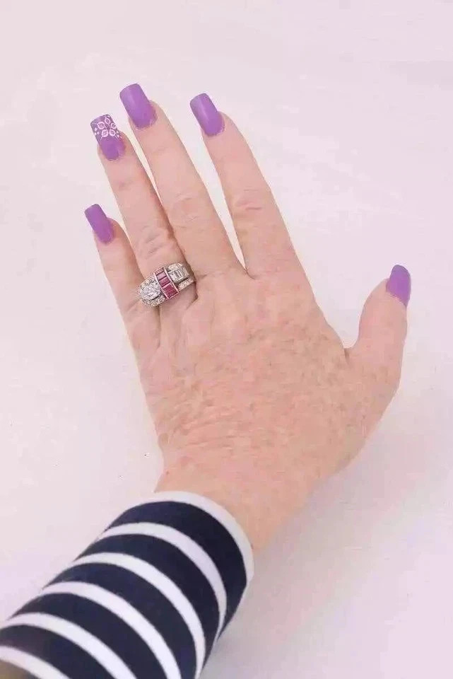Stunning Art Deco Style Emerald Cut Lab Created Diamond 925 Silver Ring For Her
