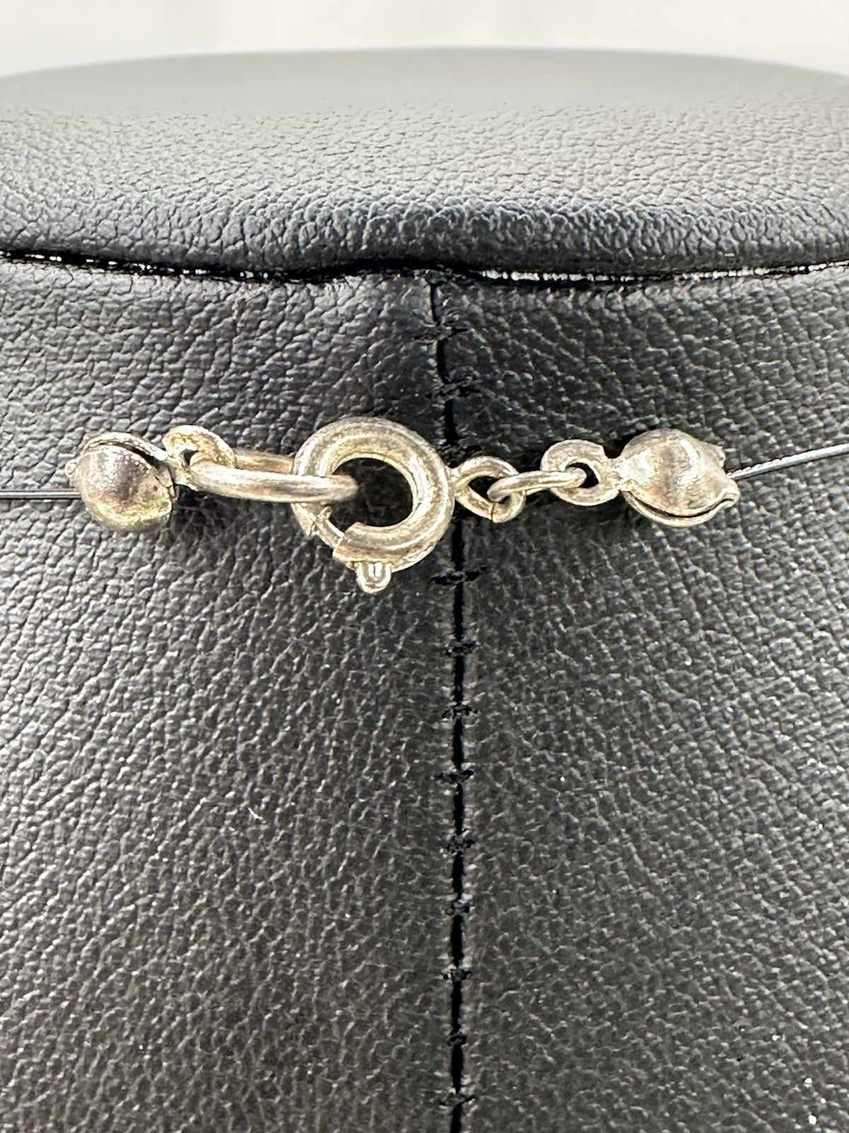 Y2K 2000’s 90’s Wire Cord Necklace With Butterfly Pendant W/ Original Wax Paper