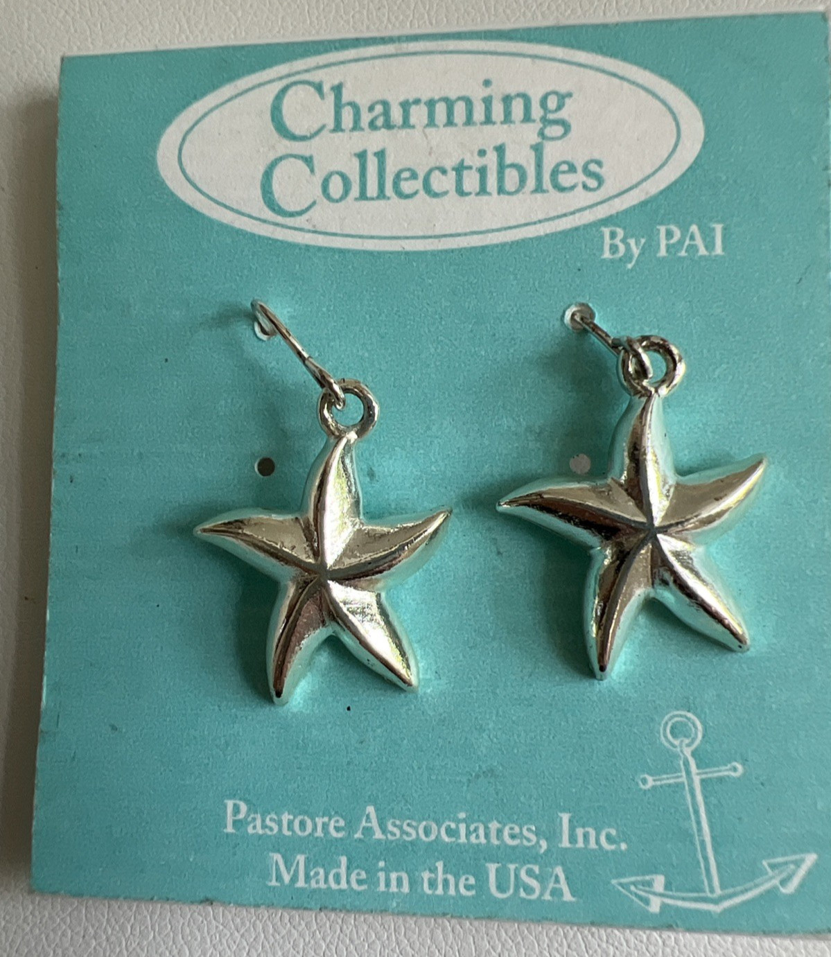Lot Of 7 Vintage Charming Collectibles Beach Shells Pierced Earrings NOS