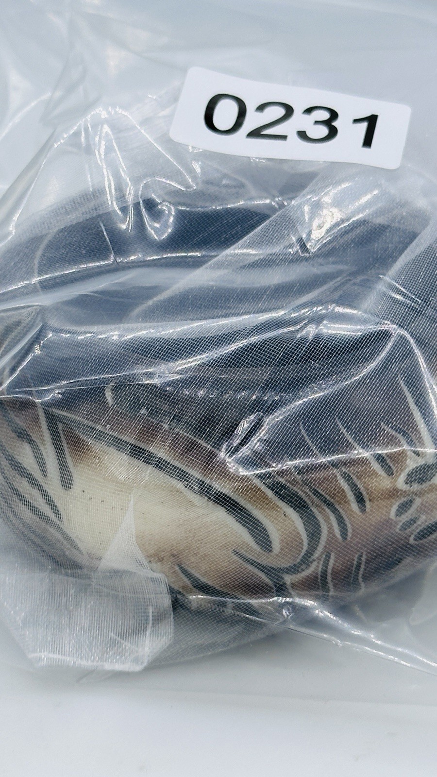 Vintage Wide Carved Bangle Bracelet Tribal Safari Animal Brown Cream Statemen