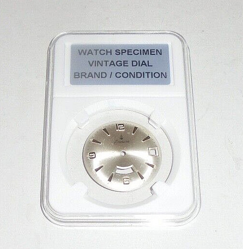 Vintage Watch Dial Specimen Artifact ENDURA Automatic Jewel Rubies Slab Part MS