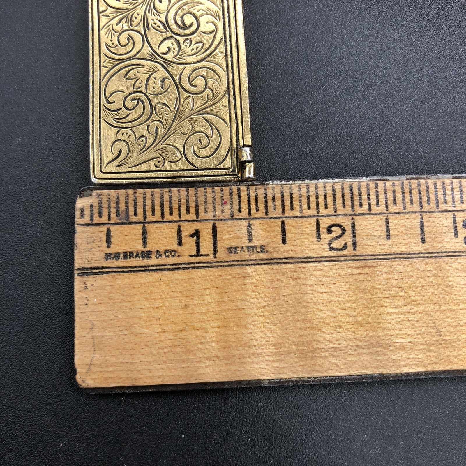 Vtg Envelope Locket Necklace Gold Tone Romantic Love Notes Proposal Jewelry 30″