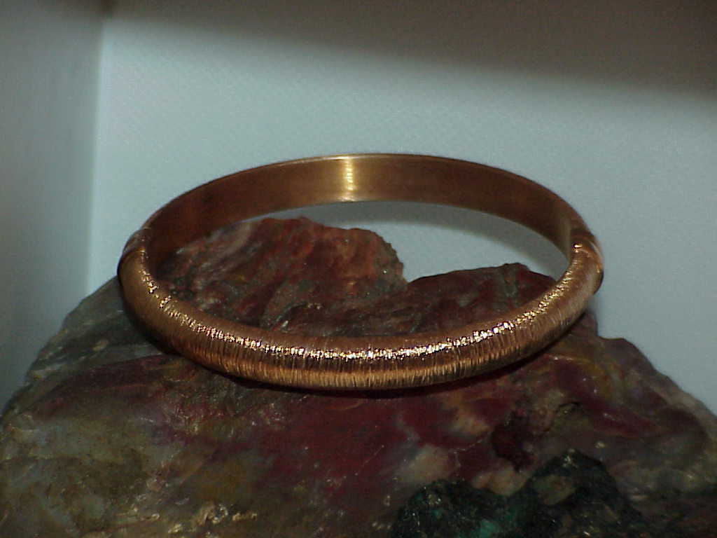 QVC Veronese 18k Rose Gold Vermeil Sterling Solid Bangle Bracelet 23.8G New Bx