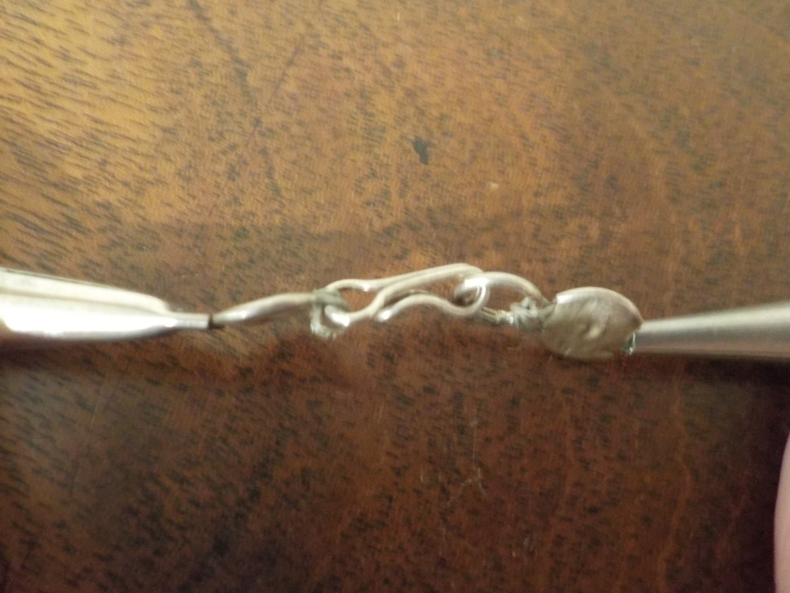 Triple Strand Rice Pearl Necklace, 22 inches, strung on wire