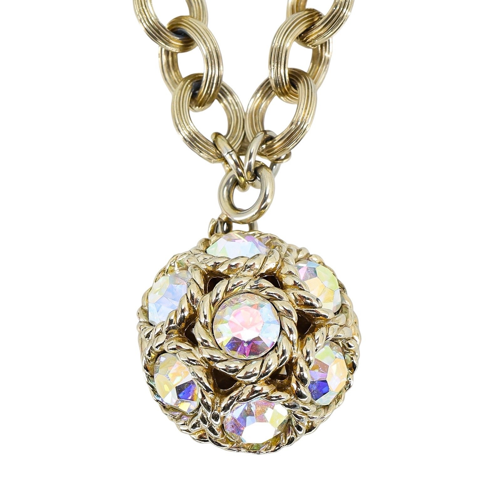 Sarah Coventry Dancing Magic Convertible Necklace Bracelet AB Rhinestones W Card