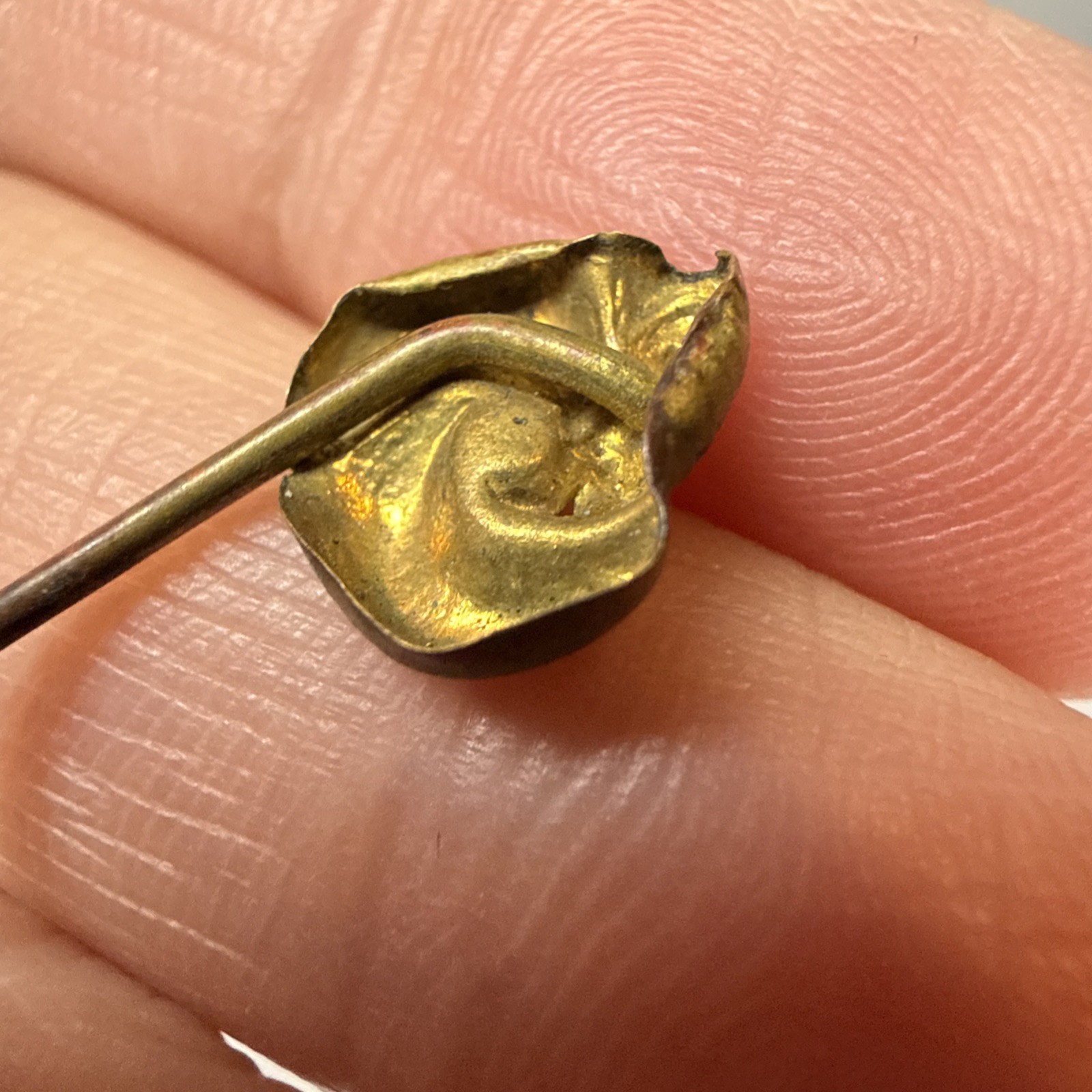 Art Nouveau Antique 1 3/4 in Hair Pin Stick Pin
