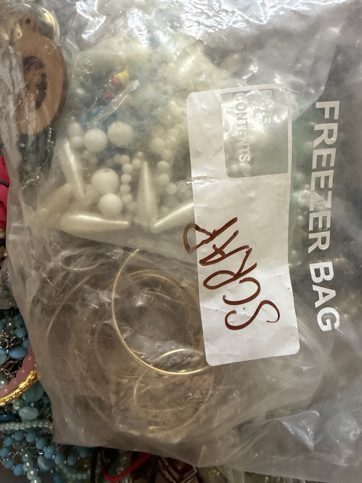 Estate Vintage to Mod Jewelry Lot 2 lb JUNK CRAFT WEAR REPAIR Untested Unsorted