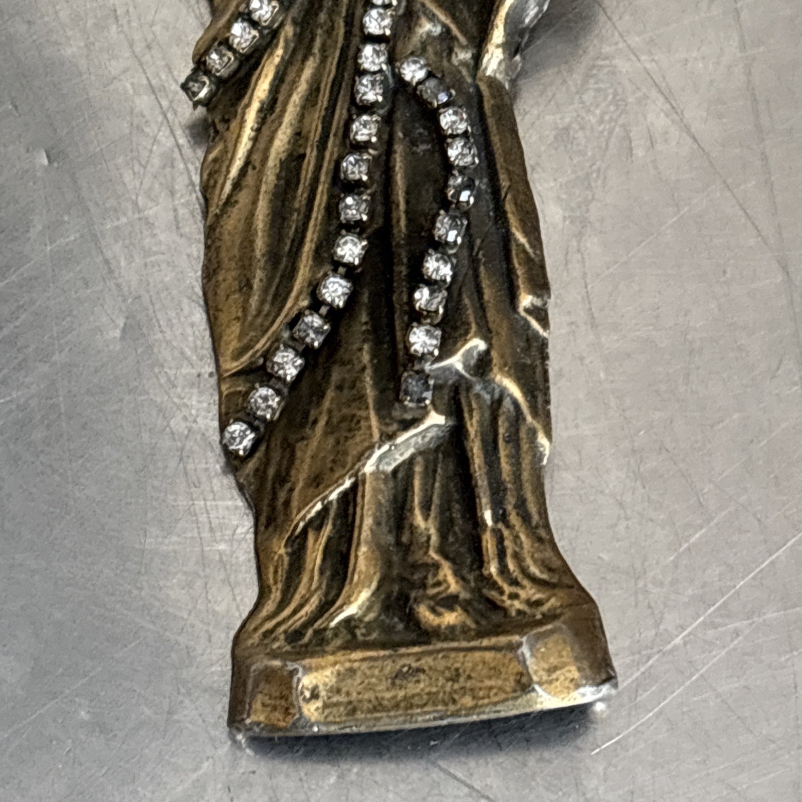 Marla Buck Brooch Pin Statue Of Liberty 80s Henri Bendel Statement