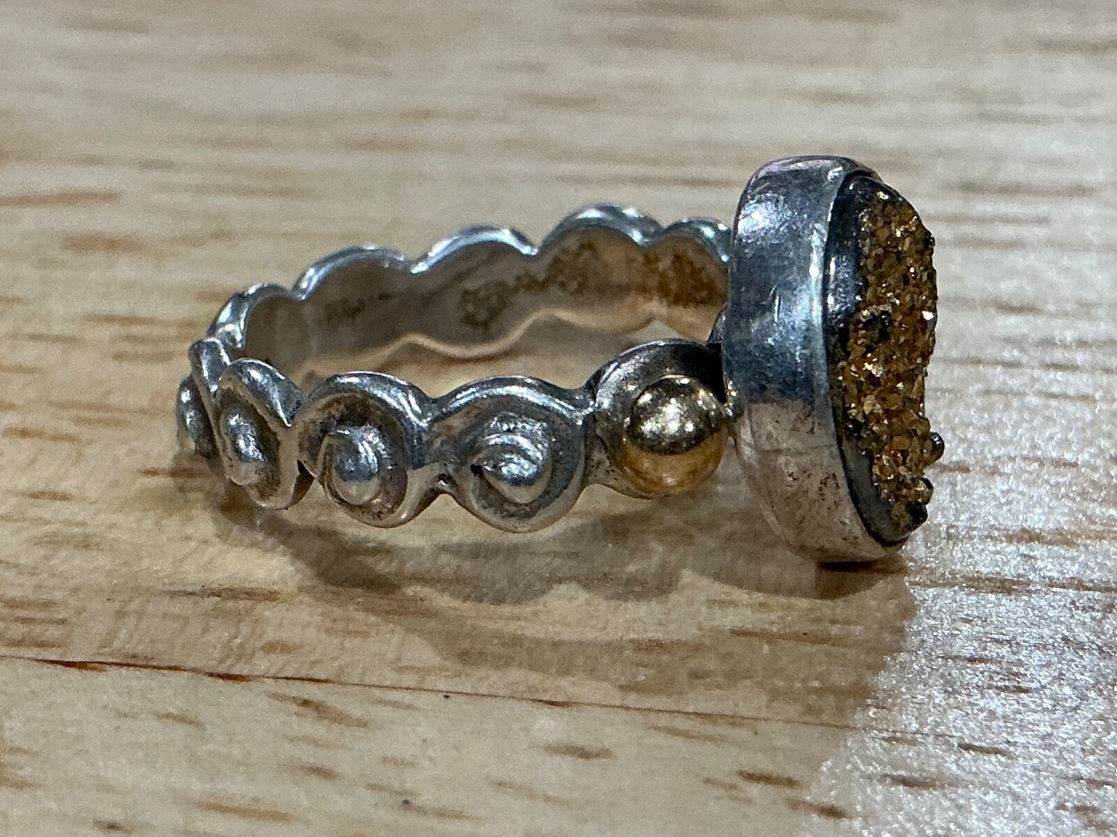 Amy Kahn Russell Ring 18K & 925 Sterling Silver AKR