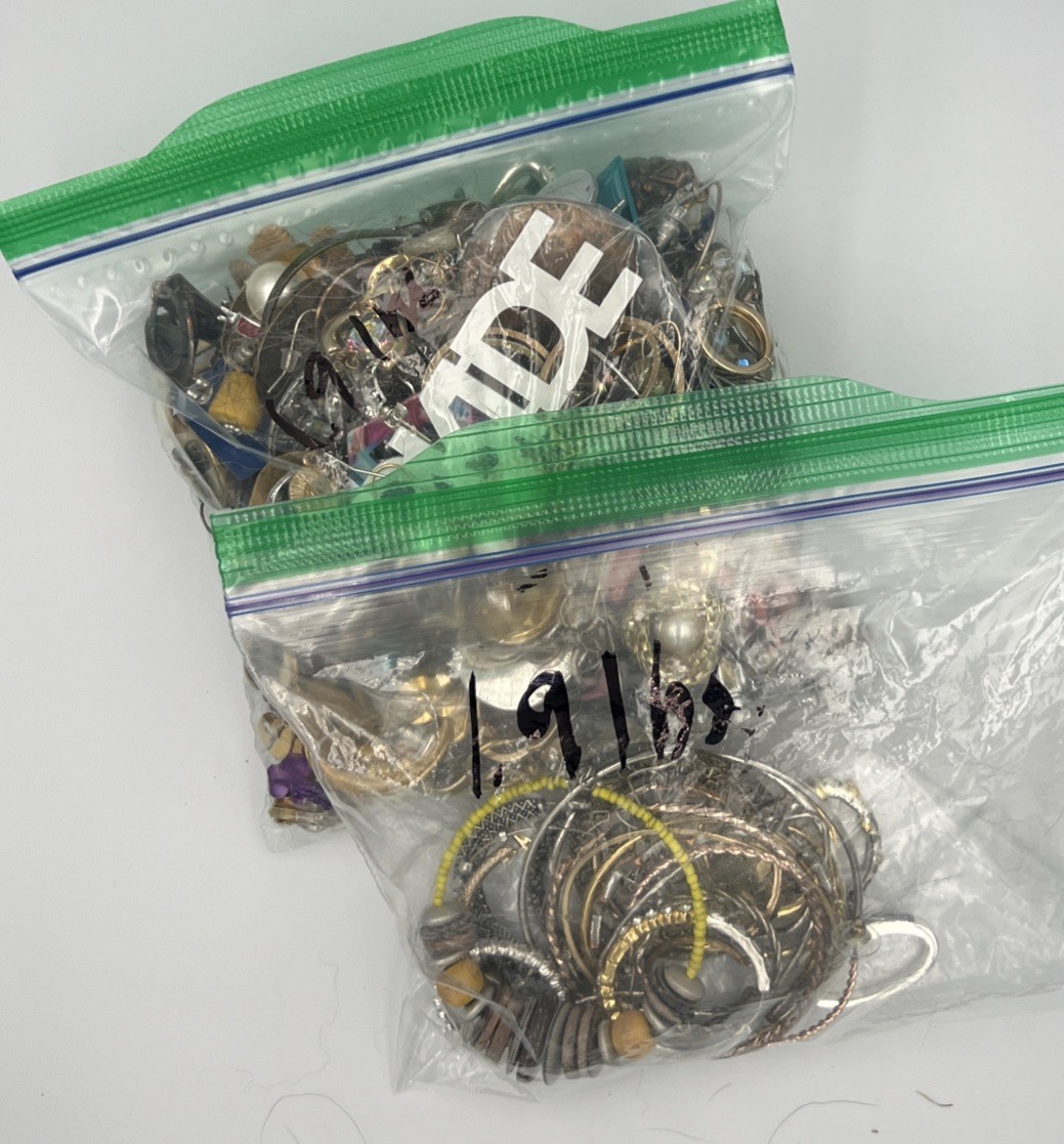 Almost 2 Pounds Single Earrings Crafts/Repurpose Jewelry Making