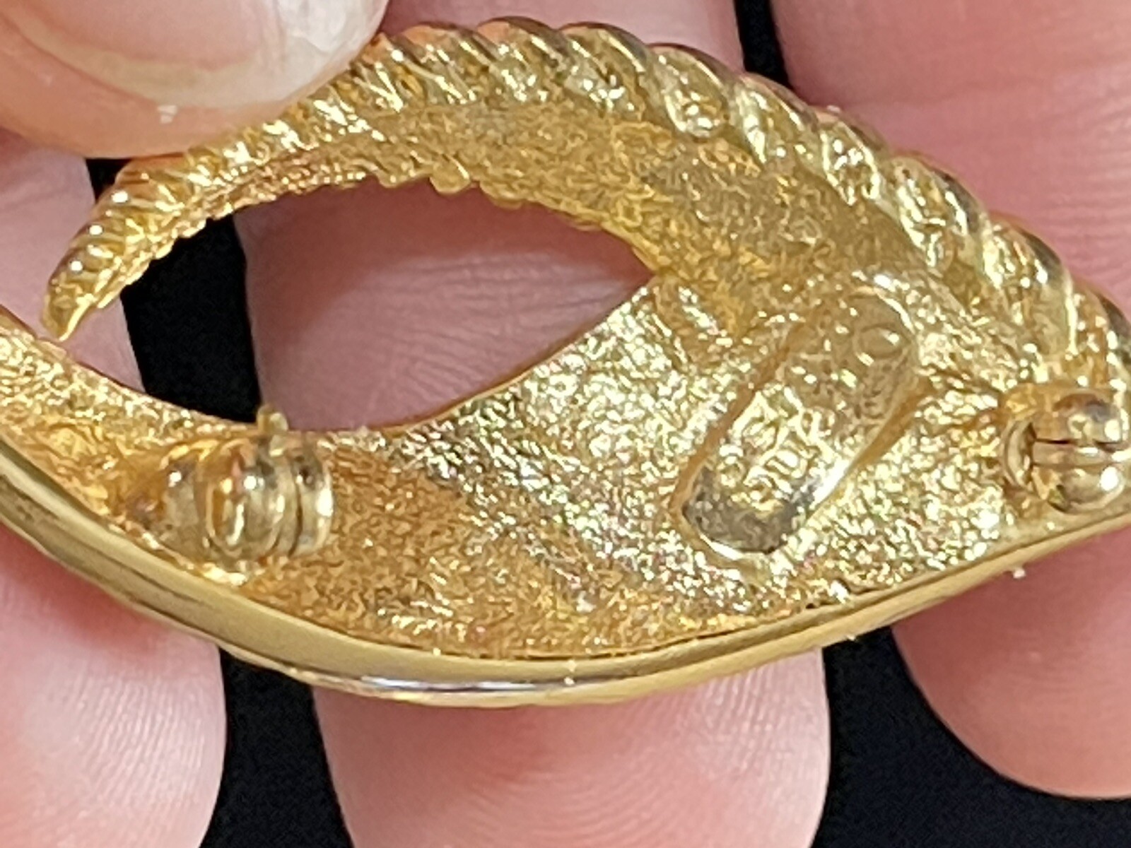 ORENA PARIS GOLD TONE BROOCH ESTATE PURCHASE