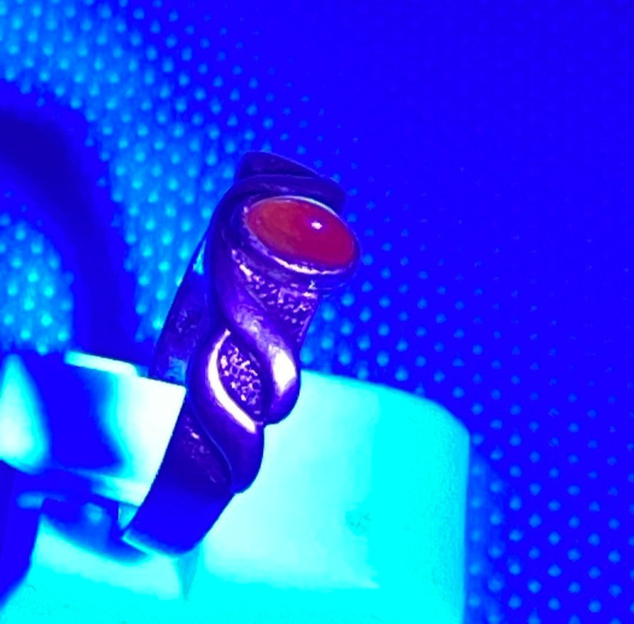 Rings Silver 875 Size 8 . Weight 2.7 g. Soviet Vintage Jewelry USSR