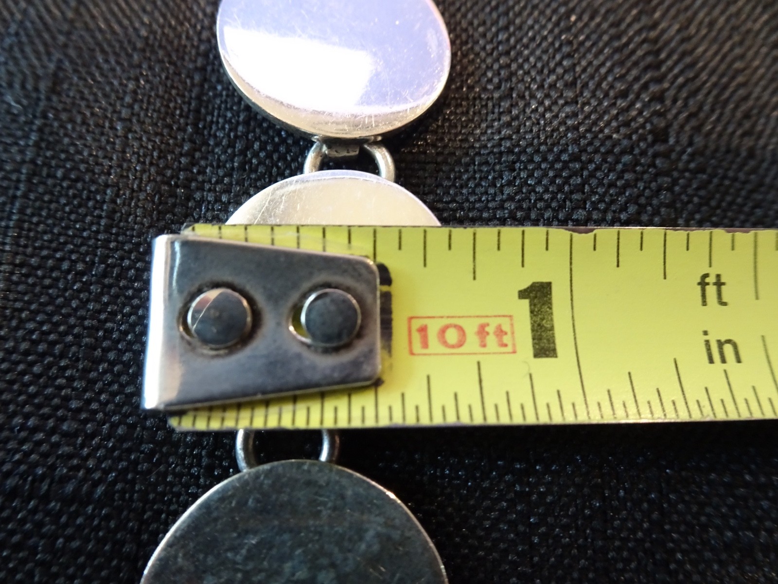 # 718-VINTAGE STERLING SILVER MEXICO BRACELET-925–VERY DIFFERENT-NICE