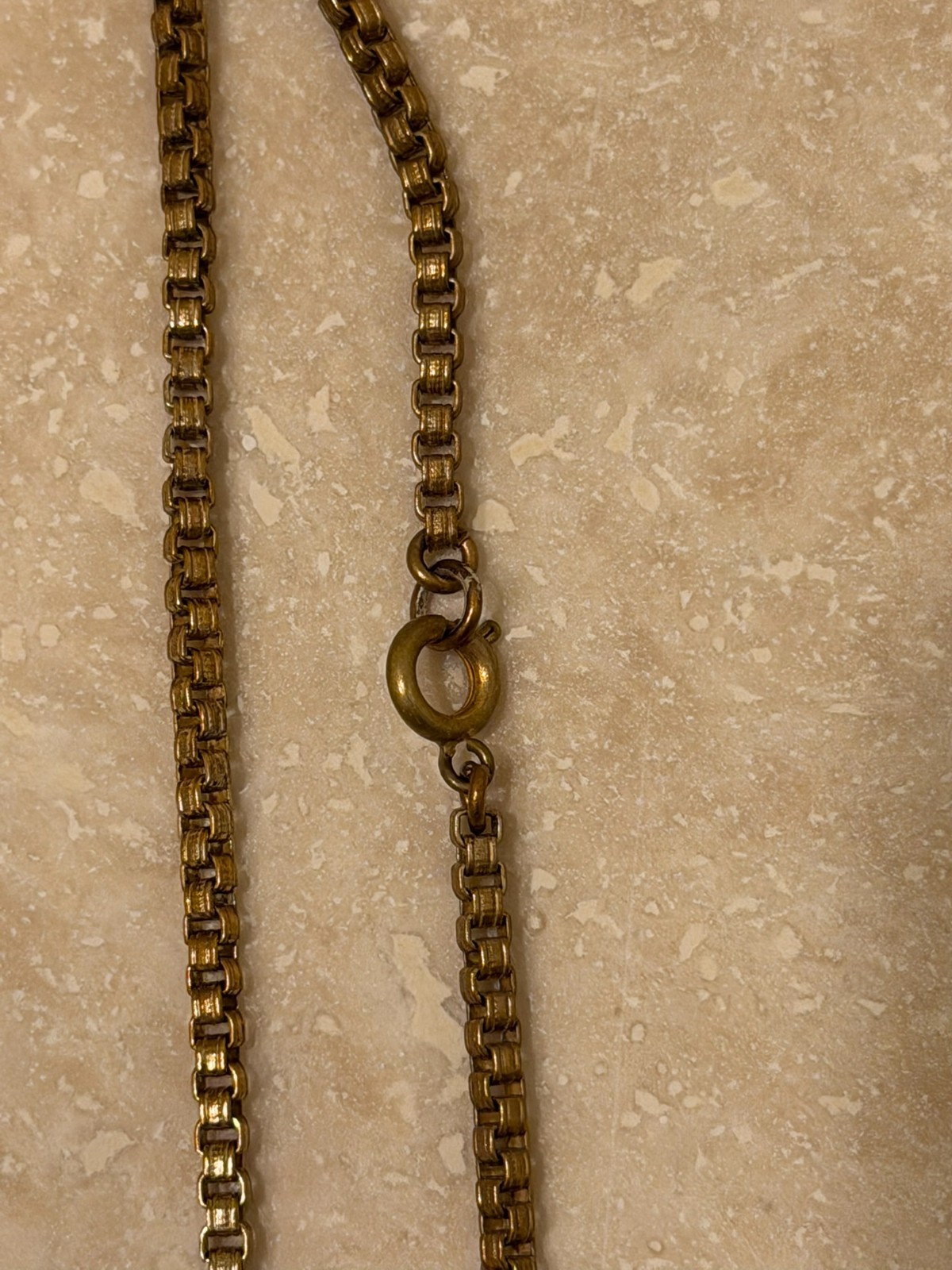 Vintage Signed Miriam Haskell Toledo Damascene Pendant Necklace