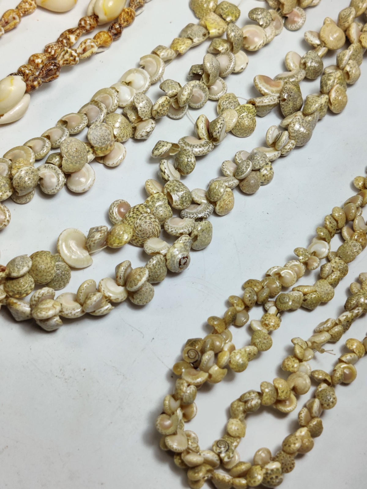 Vintage Mother of Pearl & Sea Shell Jewelry Lot | Natural Beach Necklace Set