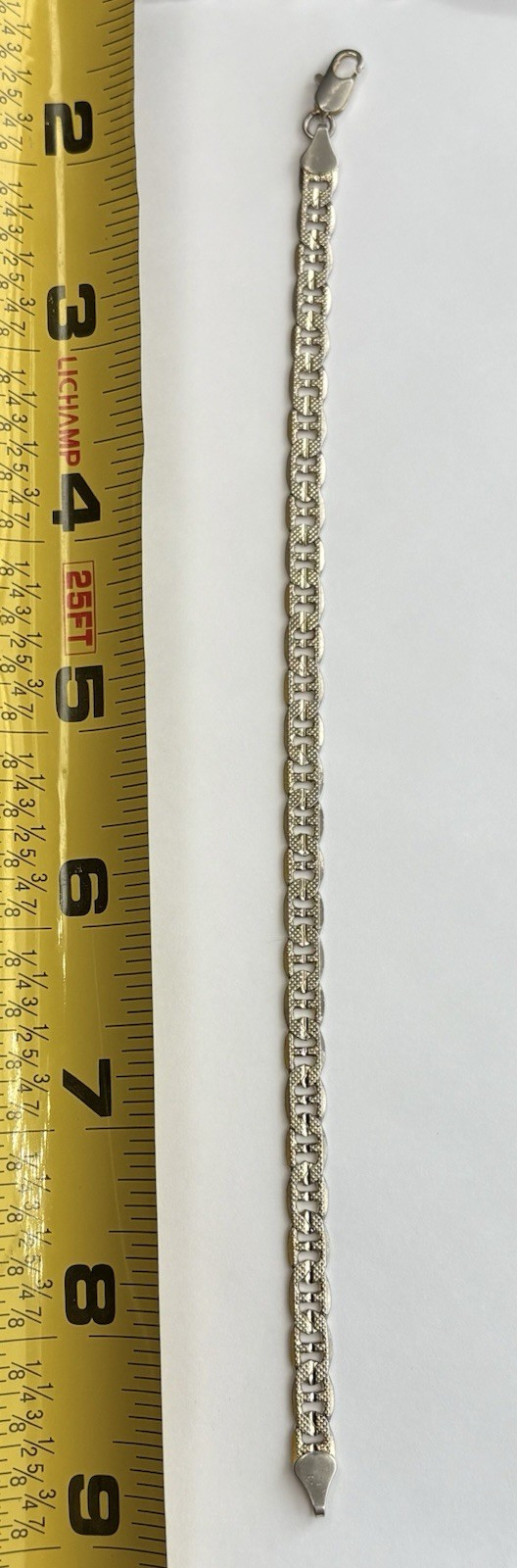 14k Italy Yellow Gold Anchor/Mariner Anchor Link 6.9G Bracelet, 8”, SPRING SALE!
