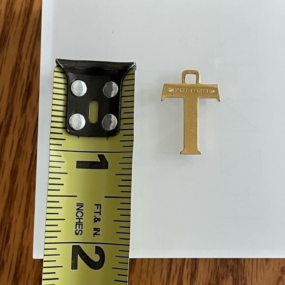 Henri Bendel Designer Signed Vintage Gold Toned Pendant