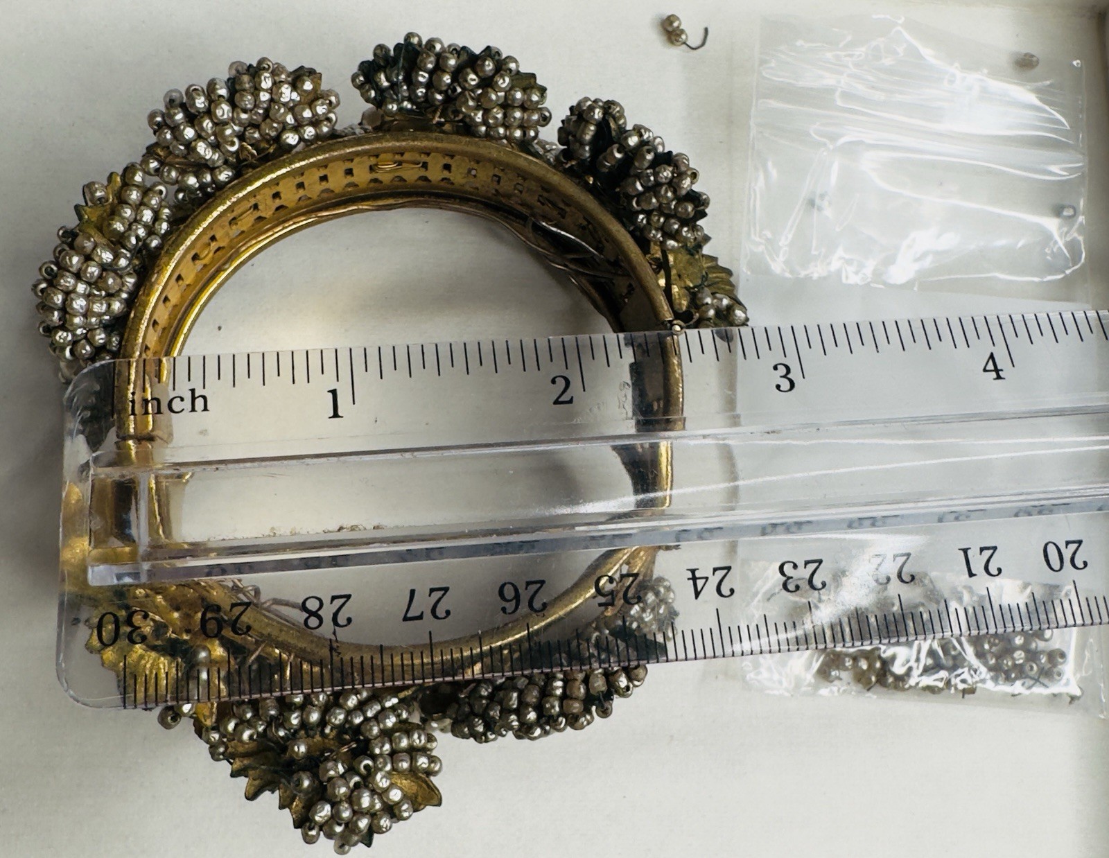 Miriam Haskell Vintage Baroque Pearl Necklace Earrings and ( Unsigned Bracelet)
