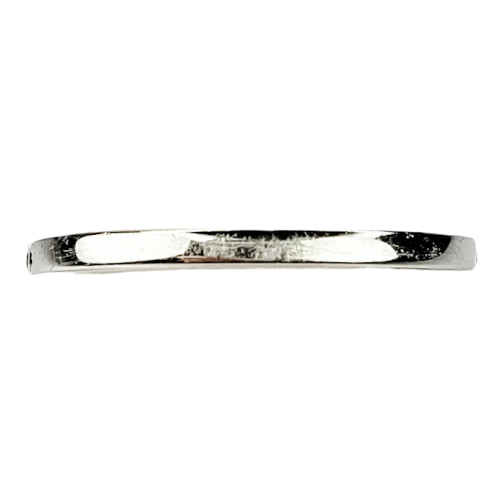 Outstanding Large Sterling Silver Clear Topaz Cocktail Ring Size 5