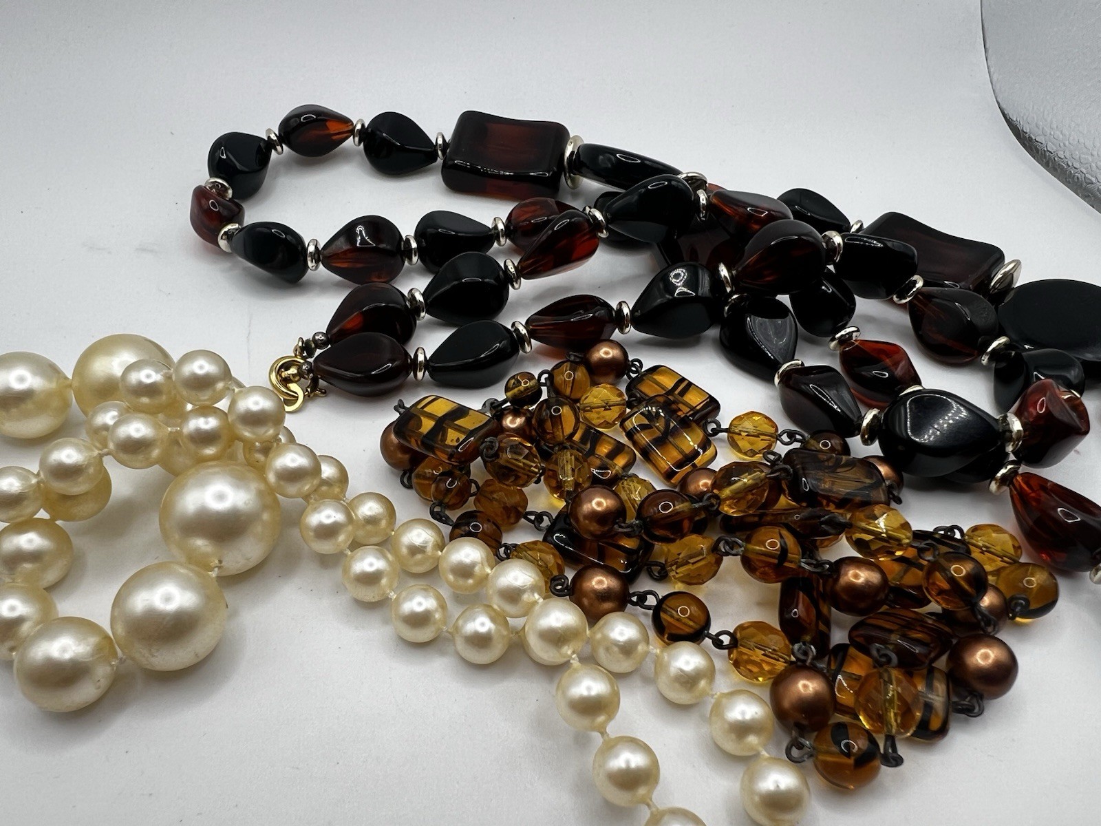Vintage Jewelry Lot 8 Pieces Signed And Unsigned Monet Napier Avon All Wearable